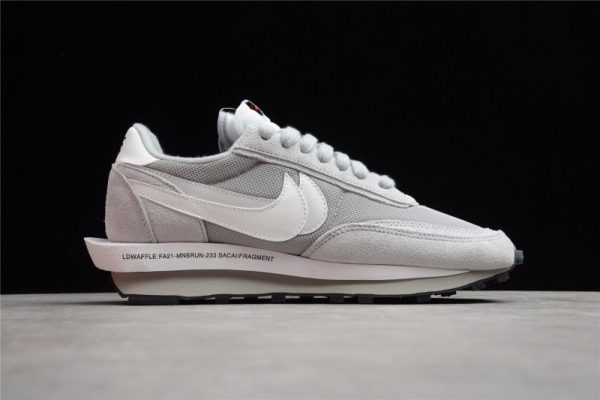 Fragment x Sacai x Nike LDWaffle   Wolf Grey   DH2684-001 - Image 3