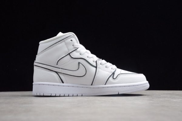 Jordan 1 Mid Iridescent Reflective White (W) CK6587-100 - Image 4