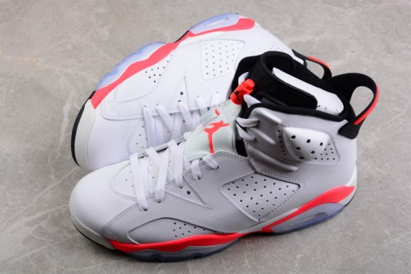 Jordan 6 Retro Infrared White (2014)(SP Batch) 384664-123 - Image 4