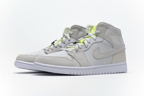 Jordan 1 Mid Vast Grey Ghost Green (W) CV3018--001 - Image 3