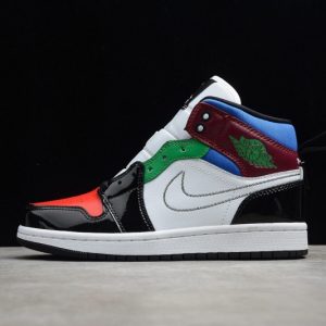 Jordan 1 Mid SE Black White Multi-Color (W) DB5454-001