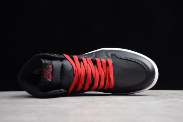 Jordan 1 Retro High Black Satin Gym Red(SP batch) 555088-060 - Image 4