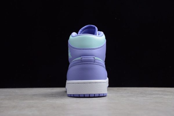 Jordan 1 Mid Purple Aqua (GS)  554725-500 - Image 3