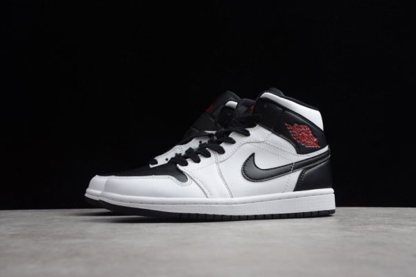 Jordan 1 Mid Reverse Black Toe (W) BQ6472-101 - Image 4