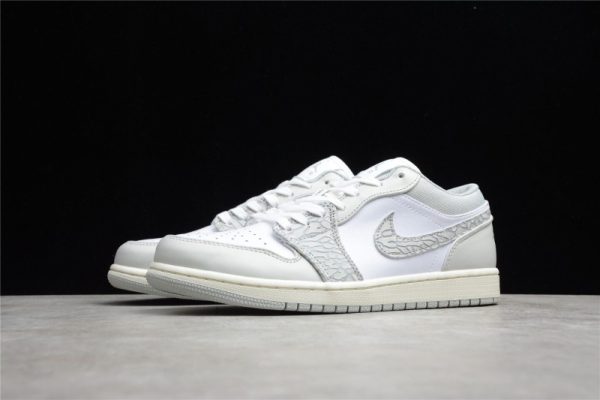 Jordan 1 Low PRM Smoke Grey Elephant DH4269-100 - Image 4