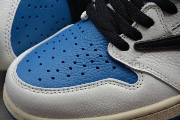 Fragment x Travis Scott x Air Jordan 1 High OG Military(Retail Batch) DH3227-105 - Image 4
