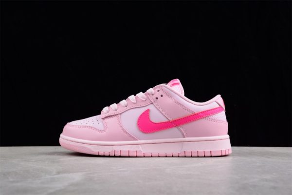 Nike Dunk Low Triple Pink (GS) DH9756-600 - Image 2