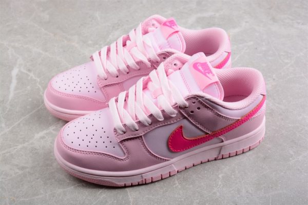 Nike Dunk Low Triple Pink (GS) DH9756-600 - Image 5