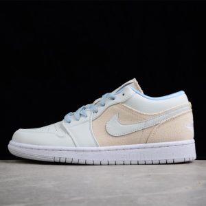 Jordan 1 Low Canvas Grey Cream (W) DQ4151-500