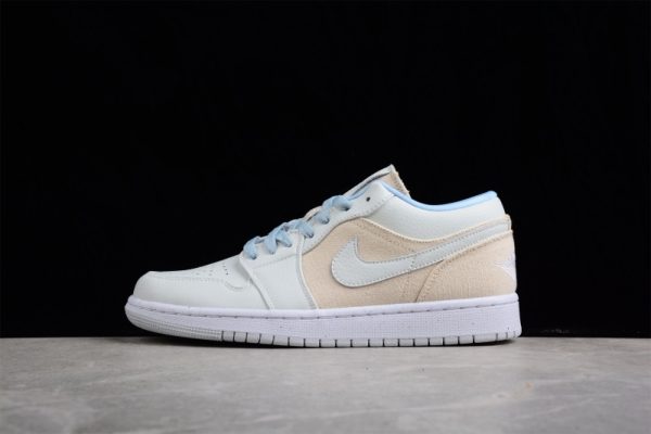 Jordan 1 Low Canvas Grey Cream (W) DQ4151-500