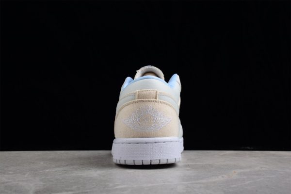 Jordan 1 Low Canvas Grey Cream (W) DQ4151-500 - Image 5