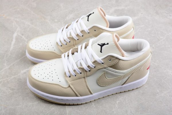Jordan 1 Low SE Sail Rattan University Red FB7168-121 - Image 5