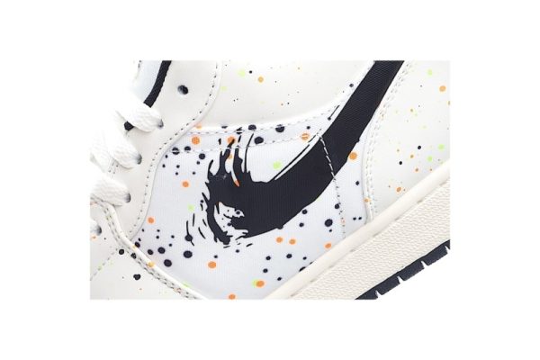 Air Jordan 1 Low SE GS 'Paint Splatter' DH3295-100 - Image 3