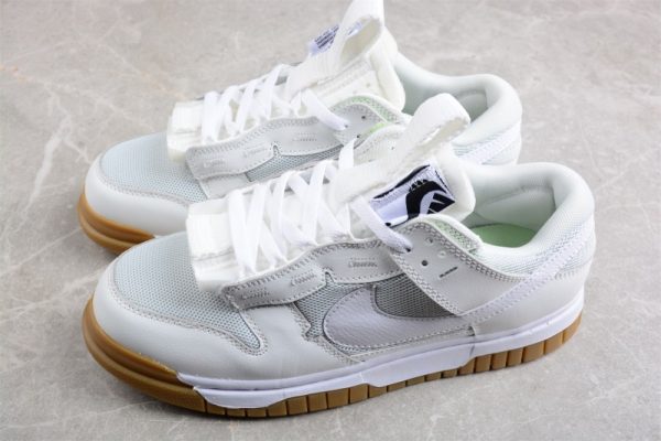 Nike Dunk Low Remastered Appears In   White/Gum   DV0821-001 - Image 4
