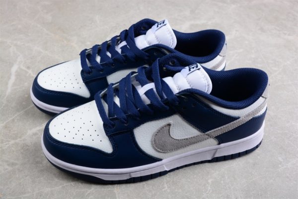 Nike Dunk Low Summit White Midnight Navy FD9749-400 - Image 3
