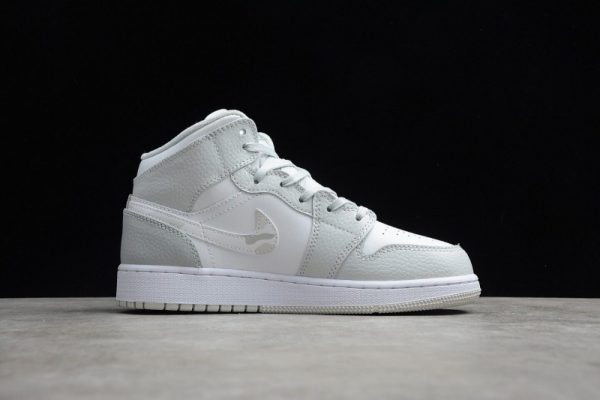 Jordan 1 Mid Grey Camo (GS) DD3235-100 - Image 5