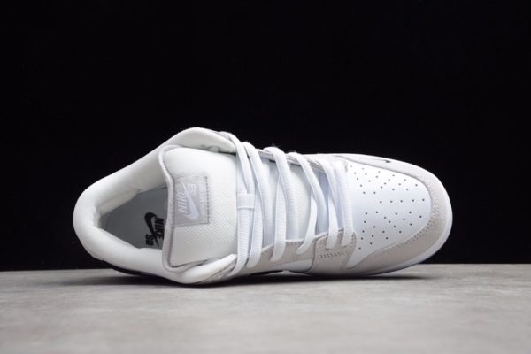 Dior x Nike SB Dunk Low Pro Wolf Grey White-Sail 2020(SP batch)BQ6817-002 - Image 4