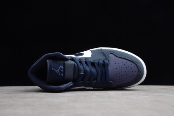 Jordan 1 Mid Obsidian Sanded Purple 554724-445 - Image 2