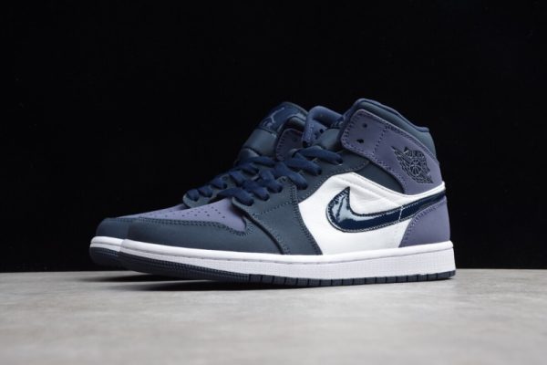 Jordan 1 Mid Obsidian Sanded Purple 554724-445 - Image 4