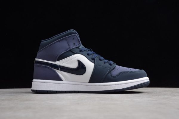 Jordan 1 Mid Obsidian Sanded Purple 554724-445 - Image 5