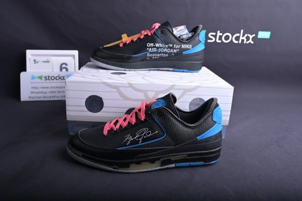 Jordan 2 Retro Low SP Off-White Black Blue (SP Batch) DJ4375-004