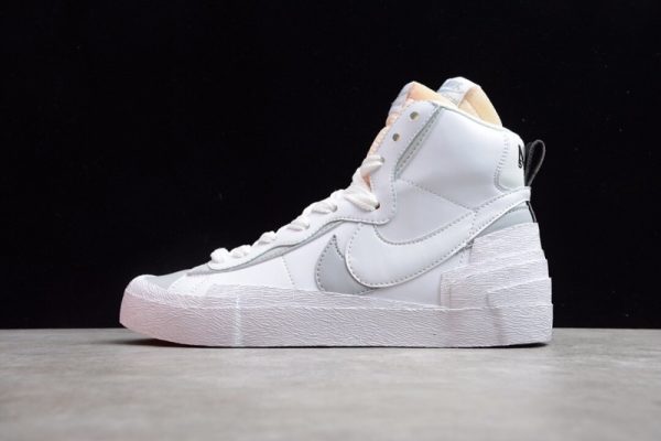 Nike Blazer Mid sacai White Grey BV0072-100 - Image 2