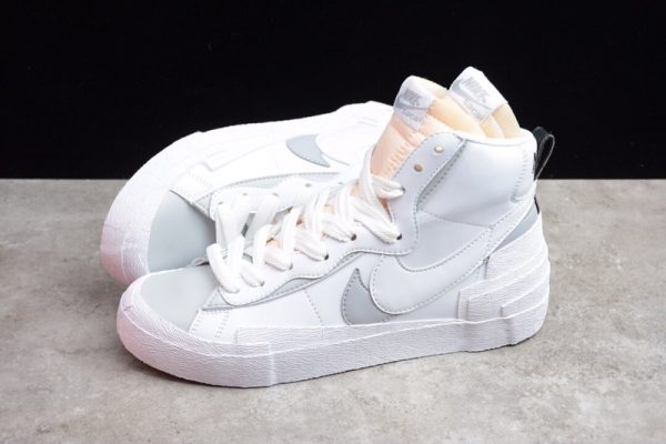 Nike Blazer Mid sacai White Grey BV0072-100 - Image 4