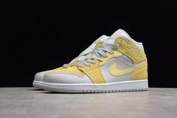 Jordan 1 Mid Mixed Textures Yellow DA4666-001 - Image 3
