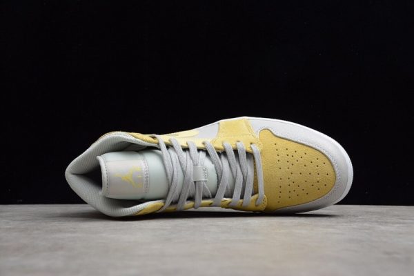Jordan 1 Mid Mixed Textures Yellow DA4666-001 - Image 5