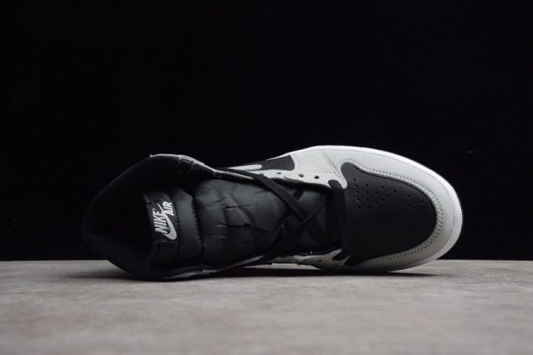 Air Jordan 1 Shadow 2.0 Black Light Smoke Grey(SP batch) 555088-035 - Image 2