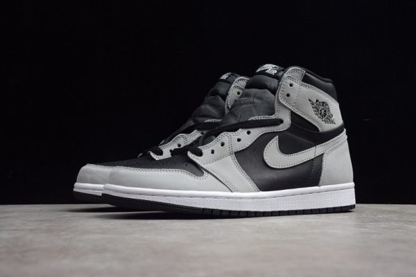 Air Jordan 1 Shadow 2.0 Black Light Smoke Grey(SP batch) 555088-035 - Image 3