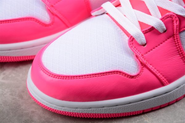 Jordan 1 Mid Hyper Pink White (GS) 555112-611 - Image 3
