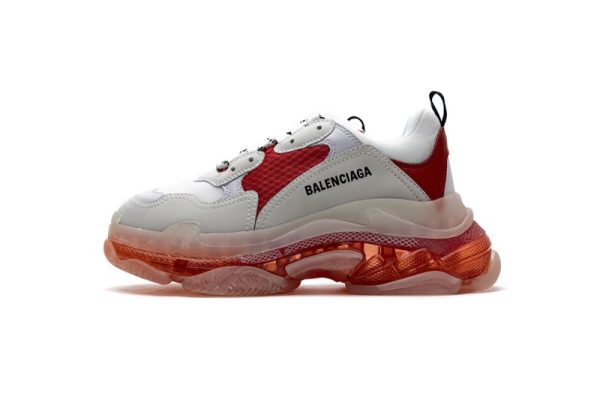 Ba***ci*ga Triple S White Red 544351 W09E1 4552(SP Batch)