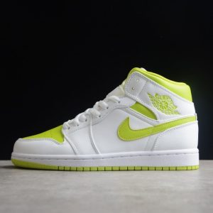 Jordan 1 Mid White Lime (W) BQ6472-131
