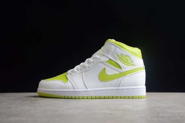 Jordan 1 Mid White Lime (W) BQ6472-131