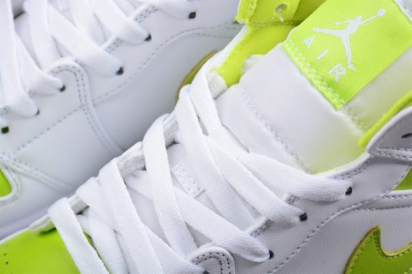 Jordan 1 Mid White Lime (W) BQ6472-131 - Image 3