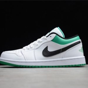 Jordan 1 Low White Lucky Green Black 553558-129
