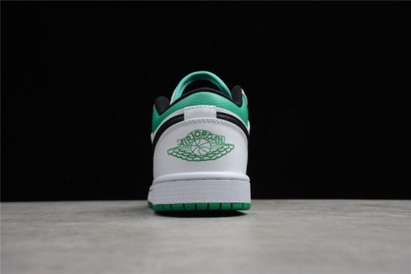 Jordan 1 Low White Lucky Green Black 553558-129 - Image 5