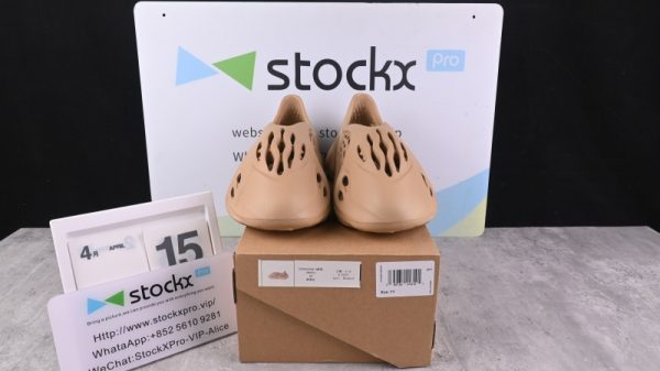 (Free Shipping) adidas Yeezy Foam RNNR Ochre GW3354 - Image 2