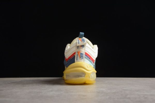 Nike Air Max 97 Coconut Milk Fossil Denim Red DV1486-162 - Image 5