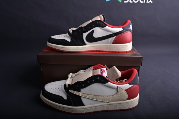 Travis Scott x Fragment Design x Air Jordan 1 Low Red (SP Batch)