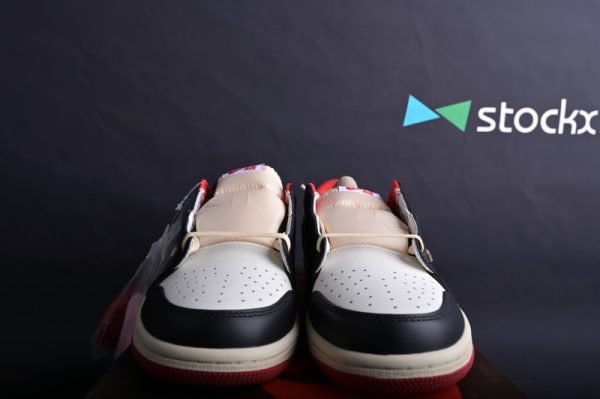 Travis Scott x Fragment Design x Air Jordan 1 Low Red (SP Batch) - Image 3