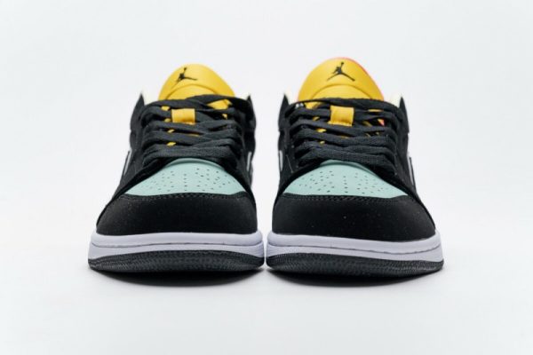 Jordan 1 Low Black Aurora Green Laser Orange CK3022-013 - Image 5