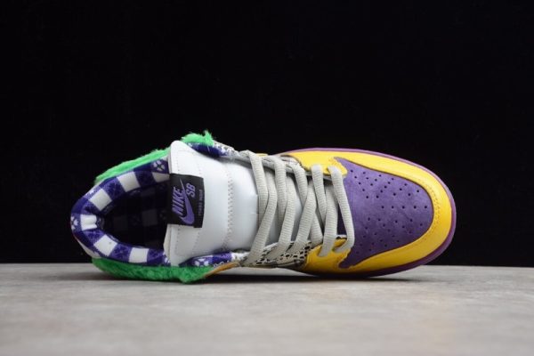 Nike SB Dunk Low Pro IW Purple Yellow-Violet-Pink 318403-137 - Image 5