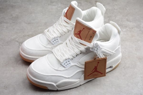 Jordan 4 Retro Levi's White AO2571-100 - Image 4