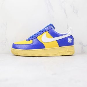 Nike Air Force 1 Low SP Undefeated 5 On It Blue Yellow Croc DM8462 400