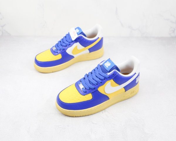 Nike Air Force 1 Low SP Undefeated 5 On It Blue Yellow Croc DM8462 400 - Image 5