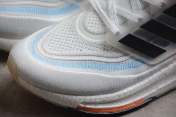 adidas Ultra Boost Light White Black Solar Red HQ6351 - Image 3