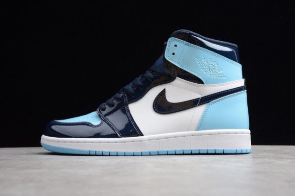 Jordan 1 Retro High UNC Patent (W) (SP batch)CD0461-401 - Image 2