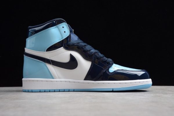 Jordan 1 Retro High UNC Patent (W) (SP batch)CD0461-401 - Image 3